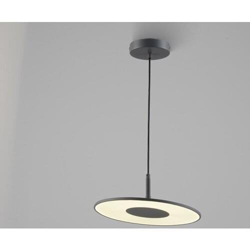 Nordic restaurant chandeliers golden modern minimalist bar table lights creative UFO led chandeliers