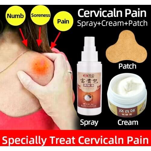 Cervica Arthritis Pain Relief Spray Medically Treat Back Neck Cervical Spine Strain Joint pain/Muscle Sore Health Care Cream