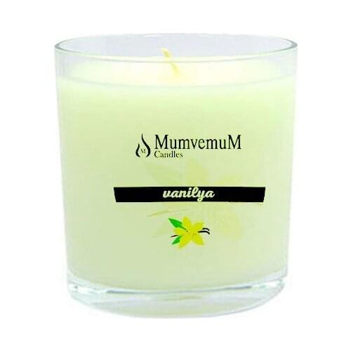 Vanilla Scented Glass Cup Candle candles In and scents свечи и ароматы velas y aromas