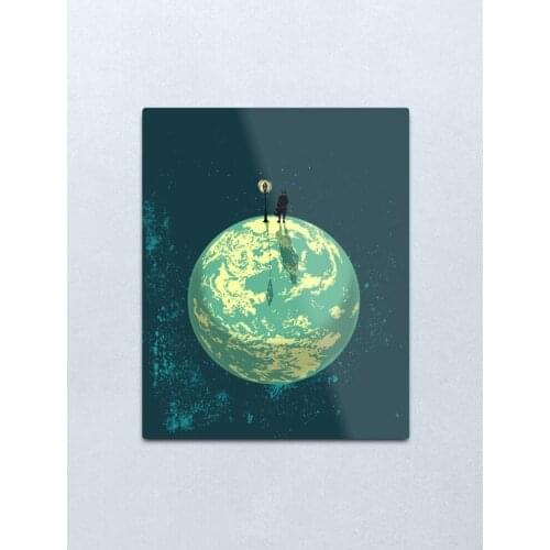 You are here - Planet Metal Print Tin Sign Bar Home Wall Decor Metal Art Poster