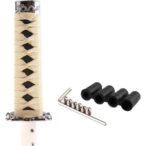X7AE Fashion 1 Set Universal Samurai Sword Vehicle Car Shift Knob Katana Metal