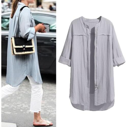 Gray Zip Up Sweatshirt Winter Jacket Clothes Oversize Hoodies Women Plus Size Vintage Pockets Long Sleeve Pullovers 2021 Autumn