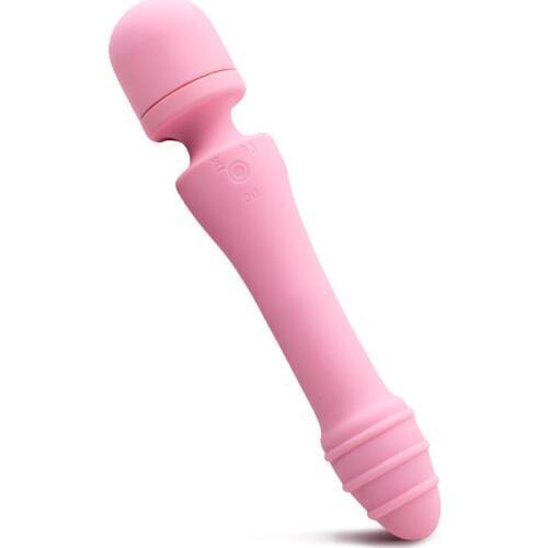 Female Sex Vibrator One Button Heating Double Head AV Rod 10 Frequency Plug In Happy Rod Fun Adult Toys Sex Products