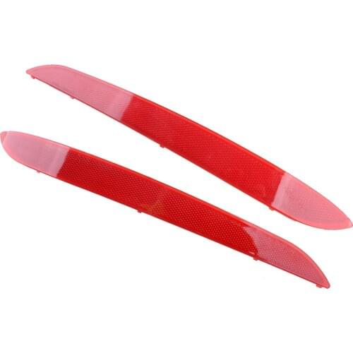 1 Pair Car ABS Red Rear Bumper Reflector Light Fit for Hyundai Sonata 2015 2016 2017 92405C1000 HY1184113 92406C1000 HY1185113