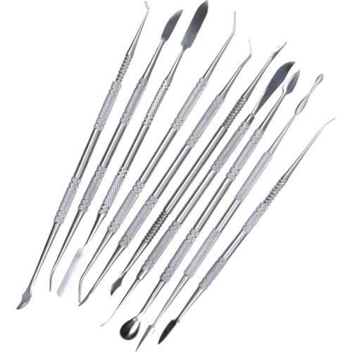 10pcs Stainless steel clay sculpture knife Sculpture tools for modeling ceramic crafts