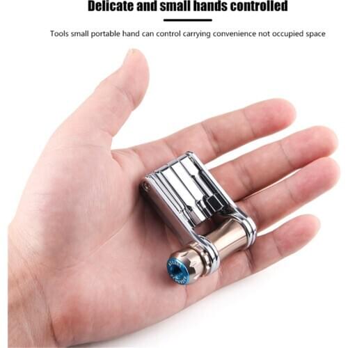 11 in 1 Bike Multi-Tool - Chain Tool/Torx/Hex/Screwdriver Bicycle Multitool Cycling Mechanic Repair Tools with CO2