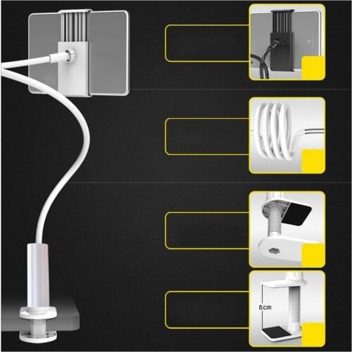 360 Degree Flexible Lazy Bed Table Stand adjustable standding Mount Holder For iPad for Huawei 7'' 8'' 10.1'' Tablets