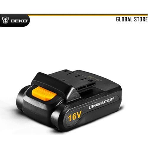DEKO Battery16V 16V Lithium Ion Battery Pack for Loner 16V Cordless Drill