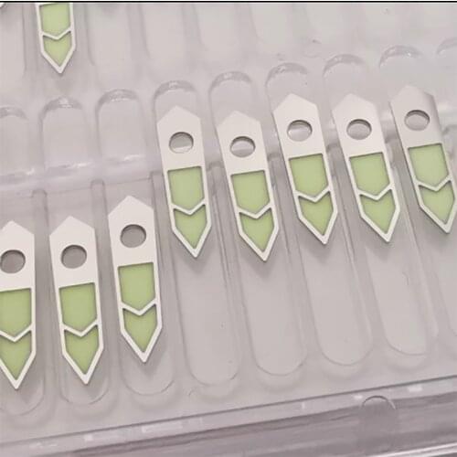 1 set watch hand green sluminous fit For Japan NH35/NH36 Movement Watch Accessories