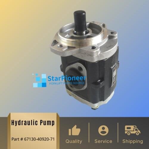 Forklift part Hydraulic pump Gear pump Motor 4Y Part # 67130-40920-71