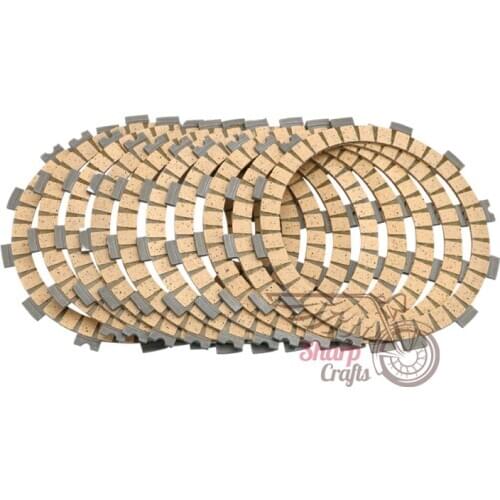Motorcycle 10x Engine Carbon Clutch Friction Plates Disc For Kawasaki ZX 900 9R ZX9R Z/ZR/ZX 1000 13-14 Ninja ZX-10R 2004 - 2017