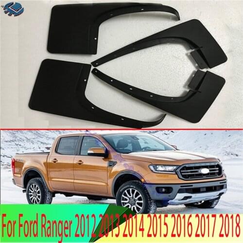 For Ford Ranger 2012 2013 2014 2015 2016 2017 2018 Mud Flaps Splash Guard Mudguards Fender 4PCS/Set