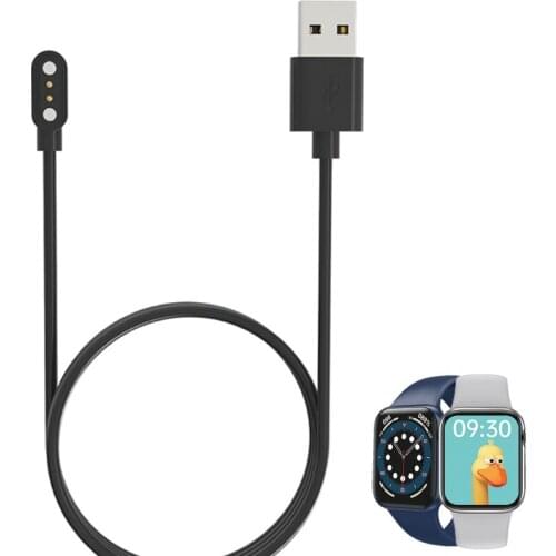 Smartwatch Dock Charger Adapter USB Fast Charging Cable Cord Wire for HW12 40MM HW16 44MM Wristwatch Smart Watch Accessories