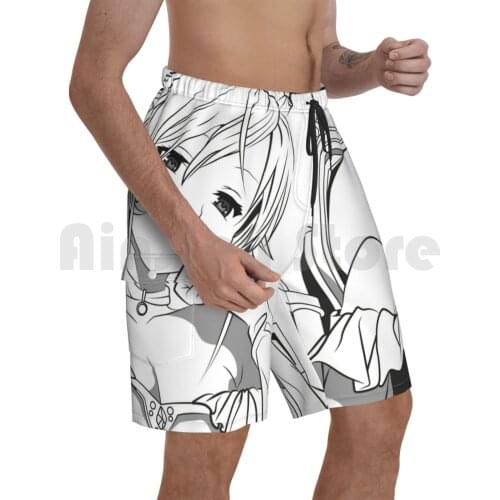 Erina Nakiri Beach Shorts Men Beach Pants Swim Trunks Shokugeki Anime Sleeve Shokugeki No Soma Souma Erina Erina