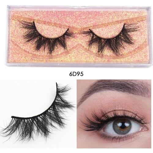 KEKEBAICHA 3D Mink Eyelashes Long Lasting Mink Lashes Natural Dramatic Volume Eyelashes Extension Long Crisscross False Eyelash
