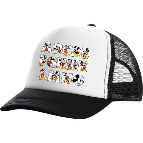 2021Summer Unisex fishing Baseball Mickey mouse Men Caps Women Breathable Mesh Snapback Hats Casual sport Hats Cap