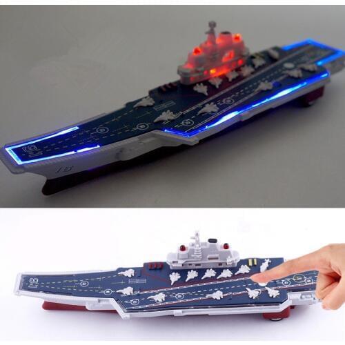 1:2000 simulation model,alloy pull back aircraft carrier models,Sound and light,Military ships,aircraft carrier,warship,wholesal