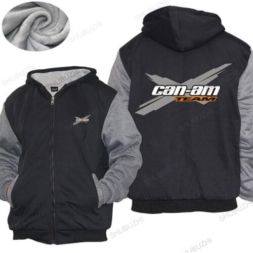 Mens winter cotton warm coat loose tops shubuzhi trend thick hoody Can Am Off Road Brp Atv Commander Utv Outlander unisex hoodie