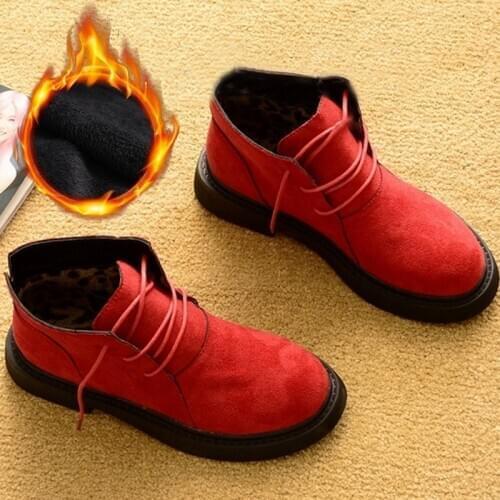 New Autumn Winter Shoes Women Snow Boots Warm Plush Shoes Cold Winter Fashion Women Ankle Boots Ladies Cotton Shoes L043