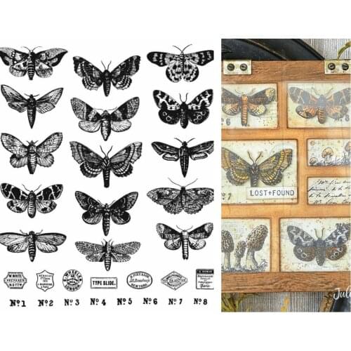 Butterfly Stamps And Dies New Arrival 2021 Scrapbook Diary Decoration Insect Stencil Embossing Template Diy Greeting Card Gift