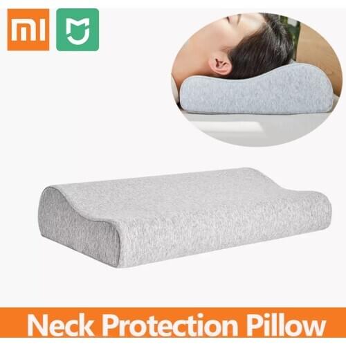 Xiaomi Mijia Neck Protection Pillow Memory Cotton Pillow Full Antibacterial 4 Seasons Soft Pillows for Sleeping Relaxation