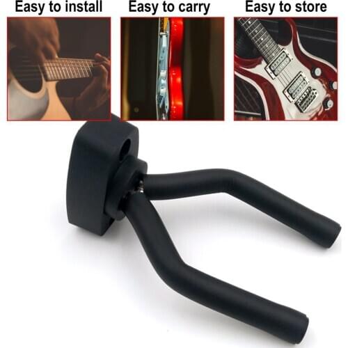 Hot Wall Mount Guitar Hanger Hook Non-slip Holder Stand for Acoustic Guitar Ukulele Violin Bass Guitar Instrument Accessories