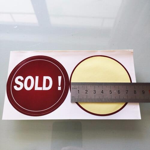 1000 pcs/lot, 76mm SOLD! Store promotion label sticker, Item No. PD06