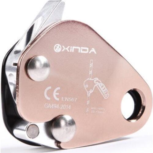 Professional Outdoor Rock Climbing Mountaining Portable Self-Locking Auto Locking Carabiners Anti-slip Protective Rope Gear