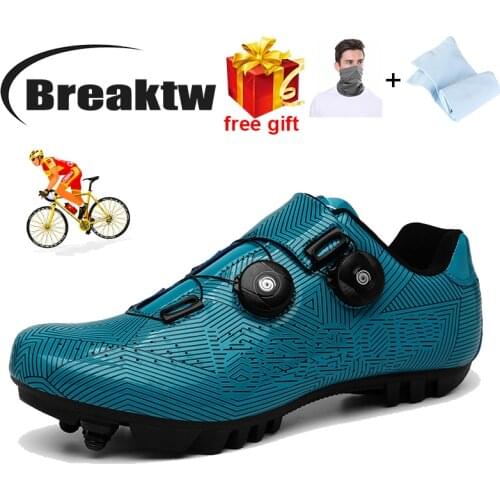 Beraktw Self-locking Mountain Bike Shoes Breathable Men Road Bike SPD Racing Shoes Women Non-locking Power-assisted Cycling Shoe