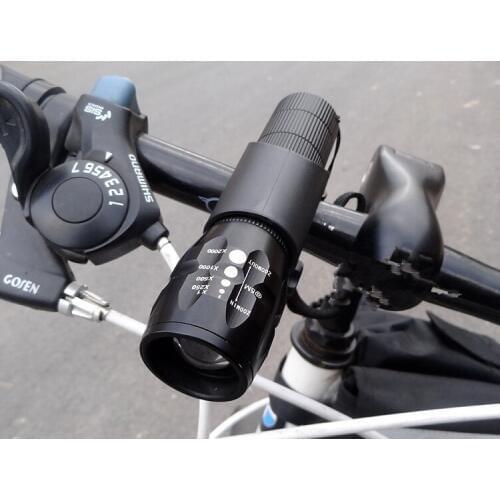 New Bicycle Light 7 Watt 2000 Lumens 3 Mode BIKE Q5 LED cycling Front Light Bike lights Lamp Torch Waterproof + Torch Holder 229