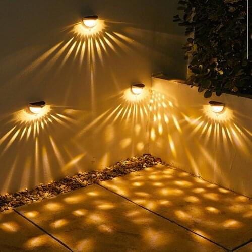 LED Solar Light Outdoor Wall Lamps Garden Lignts Waterproof Solar Lamp Courtyard Garden Decoration landscape For Balcony Patio