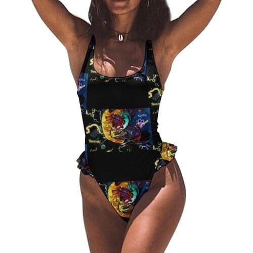 Syntecso Swimwear With Ruffles