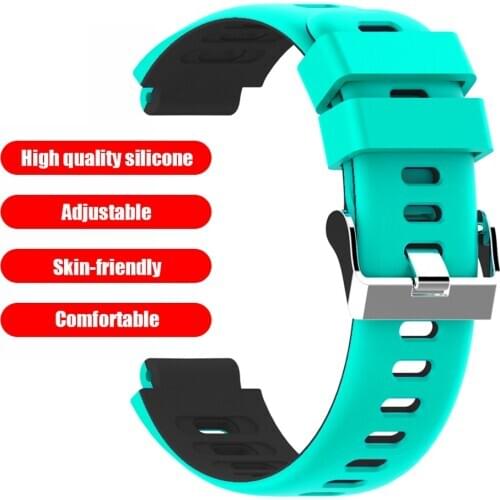 Comfortable Silicone Wristband Adjustable Bracelet Strap Replacement Smart Watch Accessories for Garmin Forerunner 220/230/235