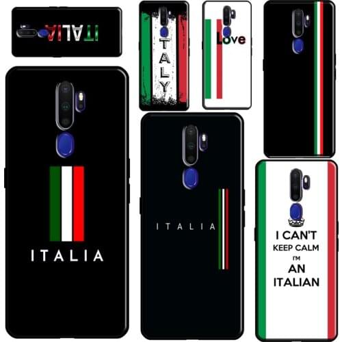 Italy Flag Vintage Italian For OPPO A31 A53 2020 A5 A9 A1K A15 A3S A5S A52 A72 A92 A83 A91 A93 Reno2 Z F5 F7 Case