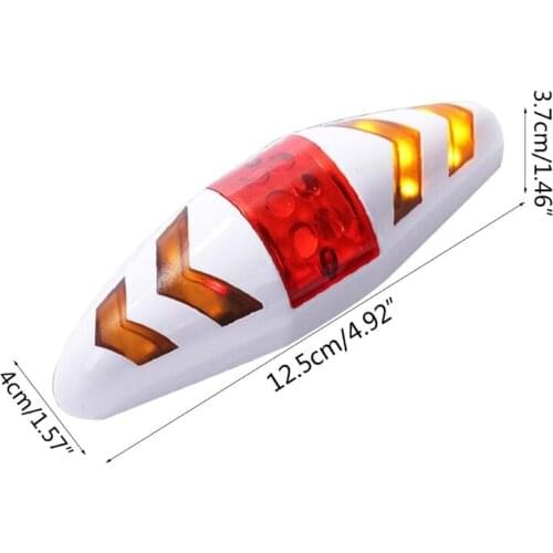 USB Rechargeable Waterproof Bicycle Turn Signal Lamp Wireless Remote Control Mountain Bike Tail Light Cycling Safety LED D5QD