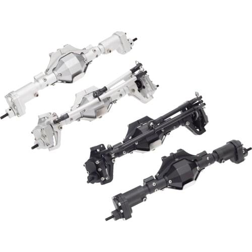 CNC Front Rear Axle Shaft Assembly Parts Fit for SCX10 II 90046 90047 1:10 RC Crawler Off-Road Car Accessories Spare Parts