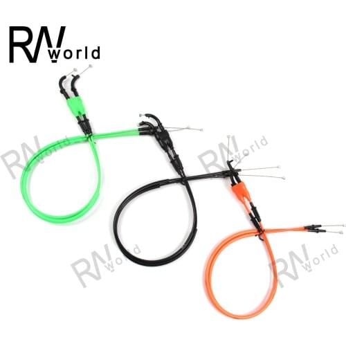 1 Pair Motorcycle Accelerator Throttle Cables Lines For KAWASAKI ZX-6R ZX 6R 2009-2016 2009 2010 2011 2012 2013 2014 2015 2016