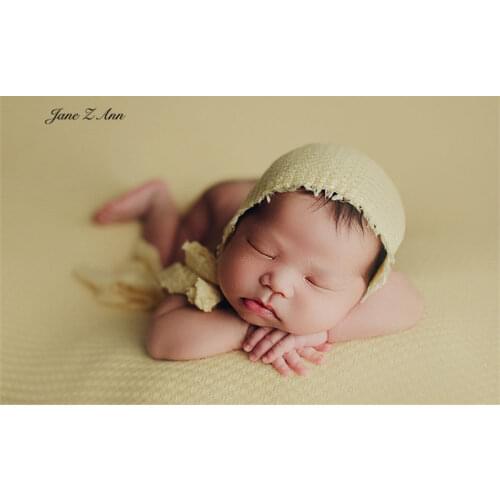 14-color three-dimensional plaid hat wrap pillow set knitting baby photo newborn photography props