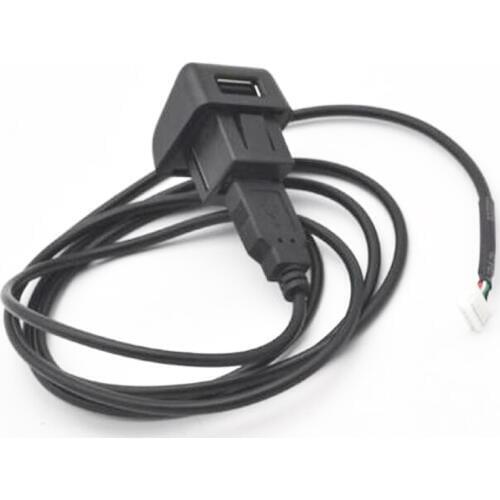 150CM Car Radio USB Panel RD43 RD45 Radio USB Audio Cable For Peugeot 307 407 308 408 508 3008