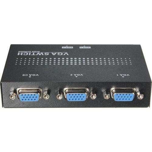 2 In 1 Out VGA VGA 2 PORTE a monitor two sources MANUAL SWITCH SPLITTER