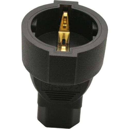 2Pcs Power Plug Adapter IEC 320 C14 to EU European German Female Power Adapter For PDU UPS IEC320 Germany French Female Socket