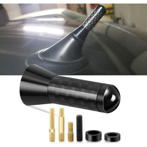 Carbon Fiber Radio Car Antenna For Hyundai Creta ix25 sonata lf Tucson 2016-2019