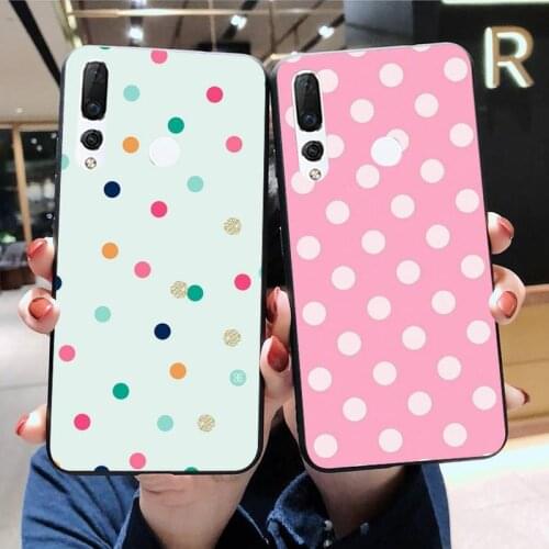 Polka Dots art Phone Case Huawei Y6P Y8S Y8P Y5II Y5 Y6 2019 P Smart Prime Pro