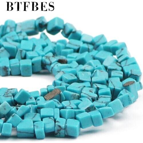 ImportsTurquoise 4-10MM Irregular Gravel bead Special cutting loose spacers DIY Fashion Necklace bracelet For Jewelry making