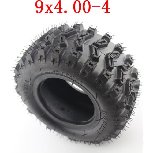 9X4.00-4 Vacuum Tire Electric Scooter Wear-Resistant Road Tyre Off-road Tyre Beach Tyre