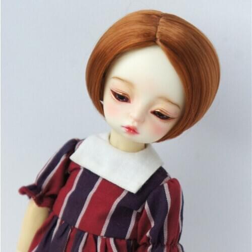 JD591 6-7inch 16-18CM Short Bobo Layer cut synthetic mohair BJD wigs 1/6 YOSD Doll accessories