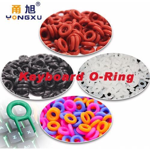 110Pcs Keyboard o-ring Keycaps Silicone rubber ORing Switch Sound Dampeners Cherry MX Dampers Key cap Silicone Seal Ring Replace