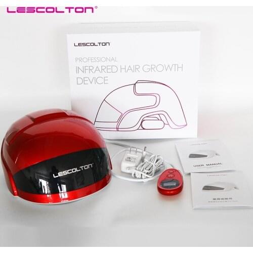 Lescolton Hair Growth Hat Instrument Hair Adjustable Regrowth Therapy Helmet Anti Hair Loss Decive For Men Women