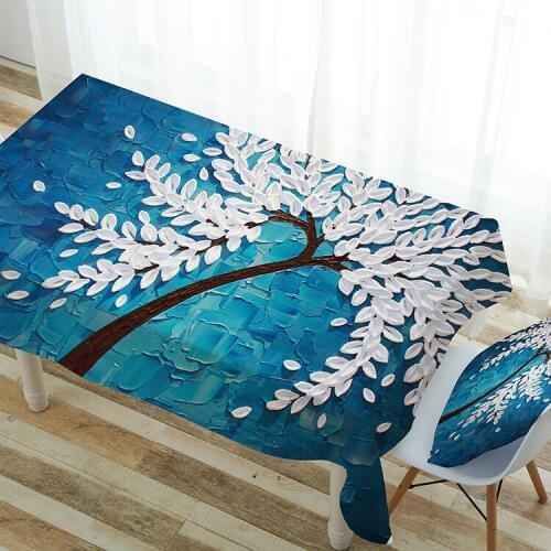 Simple modern table cloth waterproof anti-oil anti-hot wash table cloth elegant dream fashion table cloth
