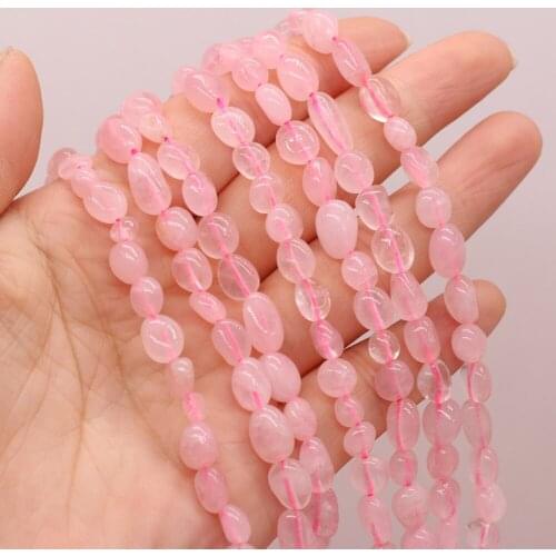New Style Natural Stone Irregular Dark Rose Quartz Loose Beads For DIY Jewelry Making Necklace Bracelet Earrings Accessory